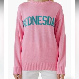 English Factory Weekday Motif Sweater (Wednesday)